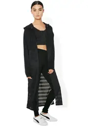 [PUMA] Heather Mesh Full Zip Hoodie