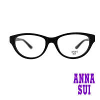 在飛比找momo購物網優惠-【ANNA SUI 安娜蘇】日系高雅經典玫瑰造型光學眼鏡-黑