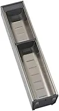ELITE ELITESCT-0240 Stainless Steel Drawer Organiser - Chef Series - Adjustable 2 Tray Silver