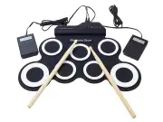 Electronic Portable Roll Up Silicone USB Drum Kit RRP $49.99 SALE PRICE OVER STOCKED