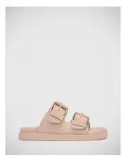 [Wittner] Caprice Leather Flatform in Ballet Pink