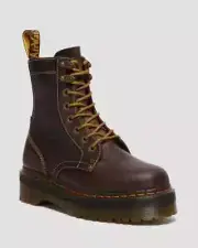 Dr. Martens Jadon ARC 31125201 Boots Women's 10 Brown Leather Platform ZPO2672
