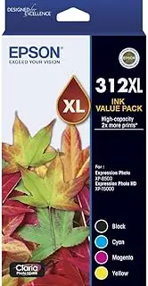 Epson C13T02N492 312XL 4 Colour Ink Cartridges Pack XP-8500 XP-15000