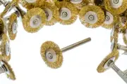 12pc 3/4" Brass Wire Wheel Brushes Polishing Grinding Dremel Rotary Tool