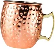 Generic Moscow Mule Mug Handcrafted Practical Ornament Multifunctional Decor Copper Mug Stainless Steel for Home Beer Unique Gifts
