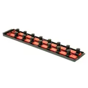 Ernst 8458 SOCKET BOSS 2-Rail Socket Tray w/ 3/4" Twist-Lock Clips