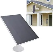 8W Solar Panel Charger, USB C Solar Panel for Security Camera, IP66 Water Proof, 360 ° Adjustable Bracket, Mount Doorbell Camera Charger (White)
