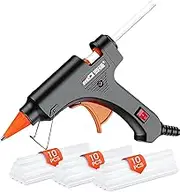 Hot Glue Guns with 30pcs Glue Gun Sticks, Mini Hot Melt Glue Gun Kit for Crafts, Glue Gun for School DIY Arts, Sealing, Home Repairs, Black