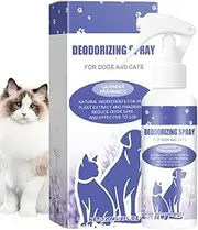 Pet Deodorizer Spray for Dogs - Lavender Scented Refresher Mist,Controls Odor & Keeps Dogs Smelling Freshening Deodorizing Spray for Bedroom Living Room