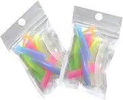 Beavorty 6 Pairs of Eyelashes Grafting Gaskets Silicone Eye Stickers Rainbow Color Eyelashes Extension Gasket