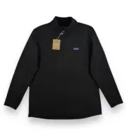 Patagonia R1 Air Zip-Neck Black Fleece Pullover Womens Small • New With Tags