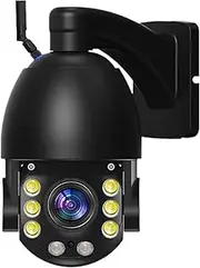 4K 8MP WiFi Camera - 50X Zoom, Outdoor PTZ, Waterproof for Home Security(AU Plug,4MP 50X Add 64GB)