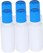 6pcs Small Refillable Bottles with Nonwovens Head Applicator For Applying Embrocation And Liquid Empty Applicator Bottles 100ml