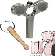 Drum Key Tool | Drum Wrench - Small Drumsticks T-Shaped Drum Tuner Keychain Percussion Tool for Percussionists Beginners Repairers and Drummers