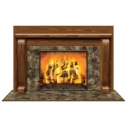Fireplace Insta-View 5-Foot Wall Cover Christmas Wall Photo Prop
