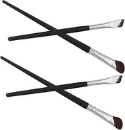 SOESFOUFU 4 in 1 Makeup Brush Set Angled Eyeliner Brush for Eye Shadow and Brow Shaping
