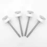 4 Pack Pressure Gates Threaded Spindle Rods M8*125 (8 mm), Baby Gates Accessory Screw Bolts Kit