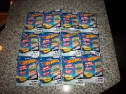 12 PACKS HOT WHEELS SLIME PULL-BACK AND FLICK CARS - NIP