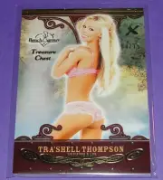 2015 Benchwarmer TRA'SHELL THOMPSON Treasure Chest #52 Gold Variant/15 PLAYBOY