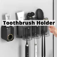 在飛比找蝦皮購物優惠-Wall Mounted Toothbrush Holder