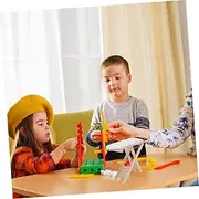 TOYANDONA 1pcs Miniature Iron Table for Boys and Girls White Mini House Furniture 1:12 Scale Decorative