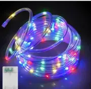 Heceltt 24.6ft 75LED Rope Lights Indoor, Battery Operated String Lights G2