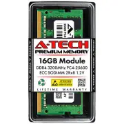 16GB 2Rx8 PC4-25600 ECC SODIMM (DELL AB489614 Equivalent) DDR4 Server Memory RAM