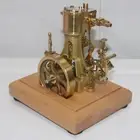 1.85CC Mini Retro Vertical Single-cylinder Reciprocating Steam Engine Model Toys