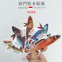 在飛比找蝦皮購物優惠-印度尼西亞 WILDSTUFF 原鬥防水貼紙 共5款 (單張