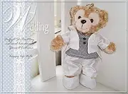 Duffy Shellie May Costume Duffy Handmade Badge Size White Tuxedo tkb1