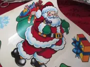 NOS Vintage Window Static Cling Christmas Holiday Decal Kit