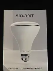 Savant Smart Bulb BR30 Indoor Color LED. Free Shipping