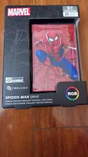 Seagate Spider-Man Special Edition FireCuda External HD 2TB STKL2000417