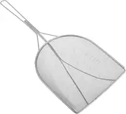 TOYANDONA Outdoor Camping Oil Skimmer Durable Stainless Steel Mesh Strainer Spoon for Efficient Grease Removal Compact Cookware Tool for Outdoor Cooking