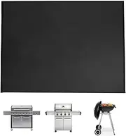 Grill Floor Mat | Fireproof Fire Pit Floor Protector | Heat-Resistant Portable Non-Slip Mat for Safety Outdoor Gatherings Cooking Grilling Backyard Bonfires Patio Easy Cleanup