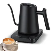 Gooseneck Electric Kettle 0.9L Temperature Control Stainless Steel Inner Quick Heating 1200W Electric Kettles