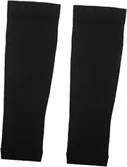 [MUSISALY] Sports Compression Leg Warmers Leg Sleeves for Men Shin Guard Elastic Sports Socks Calf Sleeve Leg Protection Socks Soccer Socks Sleeves Protective Stockings Nylon Grey