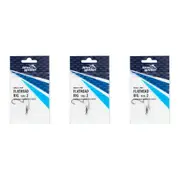 3x Jarvis Walker Tangle Free Flathead Rig Hooks Size 2