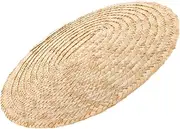[VALICLUD] Sun Hat Summer Sunshade Ladies Summer Cap Sunshade Cap Straw Light Yellow