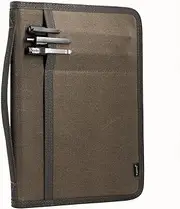 Tintris Journal Cover for 5 x 8 A5 Moleskine LEUCHTTURM Notebooks Journals Planners Sketchbooks Legal pads with Pen Holder Elastic Band, Water Resistant Notebook Cover, Classy Waxed Canvas, Olive