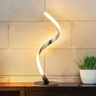 Modern Spiral Table Desk Lamp Dimmable Touch LED Bedside Reading Night Light
