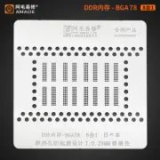For Macbok DDR BGA78 Nand Flash IC Chip BGA Reballing Stencil Tin Plant Net