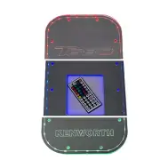 Kenworth T680 Shift Boot Plate KL Style RGB Color Changing with Remote Original
