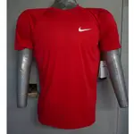 【現貨/發票✅】NIKE ESSENTIAL成人男性短袖防曬上衣-紅 登山健身慢跑夜跑馬拉松健行NESSA586-614