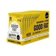 * Googys Good Fat Collagen Bar Macadamia & Lemon 45g x 12 Bars