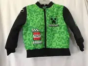 New Minecraft Bomber Jacket Boys Size 18