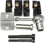 Tool Holder 14pc/Set Quick Change Boring Bar Turning Tool Post Holder Kit for CNC Lathe 7 x10, 12, 14 Toolholder Useful