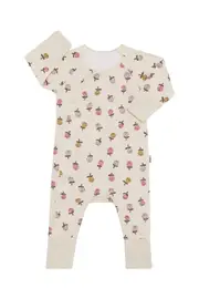 [Bonds] Bonds Cozysuit in Newbies Rose Garden Size: Newborn Newborn Newbies Rose Garden