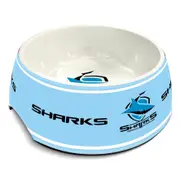 Cronulla Sharks NRL Team Design 710ml Melamine Dog Bowl