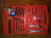 JETECH Mechanic Toolset Pliers Hammer Shifter Combination Wrench